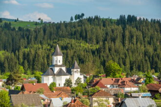 Church in Vama Town, Bukovina (Bucovina), Romania