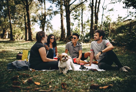 Go to a picnic so that you are comfortable, but also look cool wearing something cute